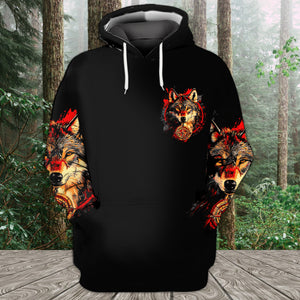 Not All Who Wander Are Lost Wolf All Over Print Shirt