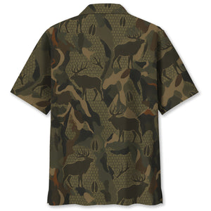 Elk Hunting Hawaiian Shirt