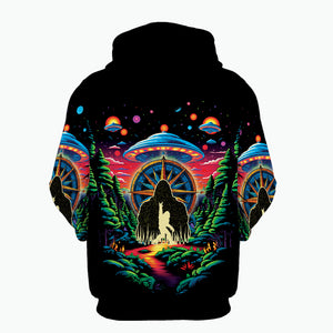 Bigfoot Mountain Adventure All Over Print Shirt