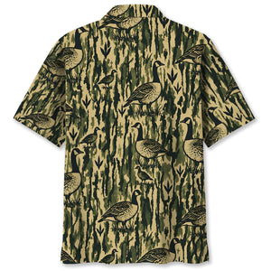 Goose Stripe Camouflage Hawaiian Shirt