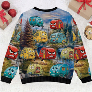Funny Teardrop Trailer Ugly Sweater