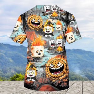 Burnt Marshmallow Halloween All Over Print Shirt