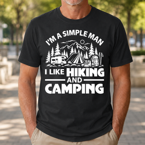 I Like Hiking And Camping - 4-TS2D-Black
