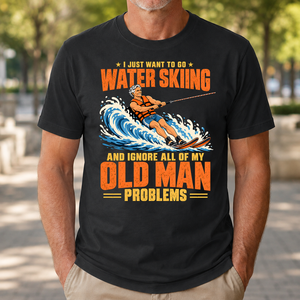 I Just Want To Go Water Skiing - 4-TS2D-Black
