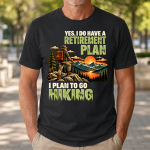 I Plan To Go Hiking - 4-TS2D-Black