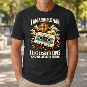 I Like Cassette Tapes & Believe In Jesus - 4-TS2D-Black