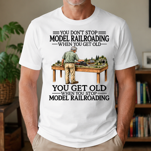 Don't Stop Model Railroading - 4-TS2D-White
