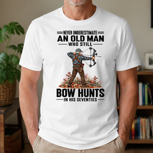 An Old Man Still Bow Hunts In His 70s - 4-TS2D-White