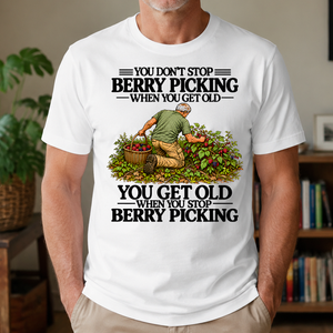 Don't Stop Berry Picking - 4-TS2D-White