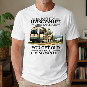 Don't Stop Living Van Life - 4-TS2D-White