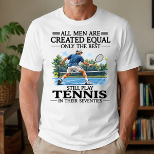 Men Still Playing Tennis In Their Seventies - 4-TS2D-White
