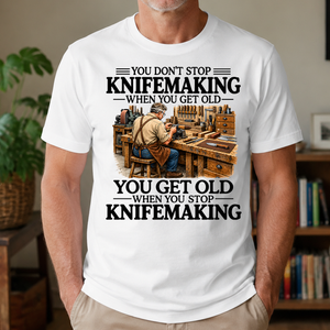 Don't Stop Knifemaking - 4-TS2D-White