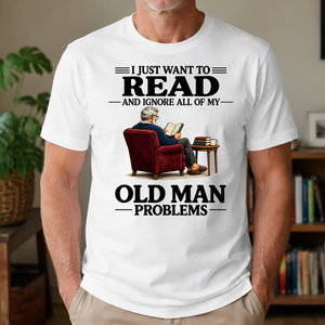 I Just Want To Read - 4-TS2D-White