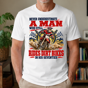 A Man Still Goes Rides Dirt Bikes In His 70s - 4-TS2D-White