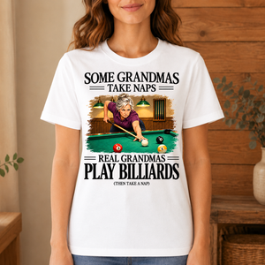 Real Grandmas Play Billards - 4-TS2D-White