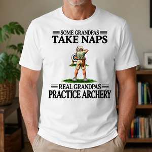 Real Grandpas Practice Archery - 4-TS2D-White