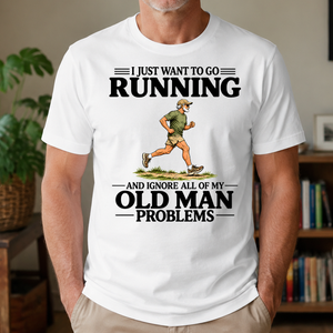 I Just Want To Go Running - 4-TS2D-White
