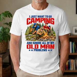 I Just Want To Go Camping - 4-TS2D-White