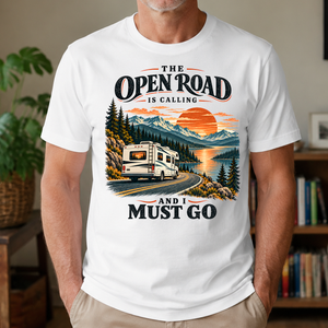 Traveling The Open Road Is Calling And I Must Go - 4-TS2D-White