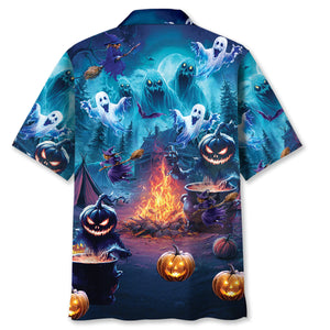 Haunted Campsite Hawaiian Shirt
