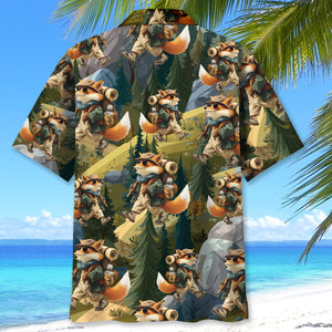 Wilderness Fox Camper Hawaiian Shirt