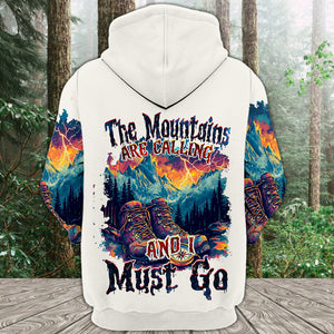 The Mountains Are Calling Compass Boots All Over Print Shirt