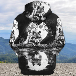 Mystical Wolf Art All Over Print Shirt