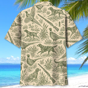 Classic Pheasant Hunt Hawaiian Shirt