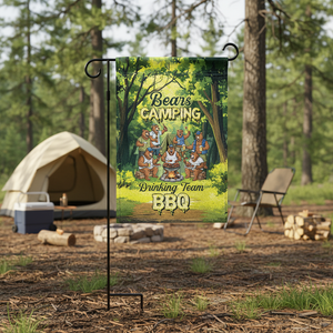 Bear Family BBQs Flag Decor