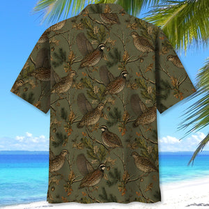 Quail Field Heritage Hawaiian Shirt