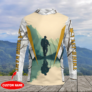 Custom Name Hiking More Worry Less All Over Print Shirt