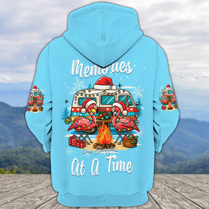 Blue Making Memories One Campfire At A Time All Over Print Shirt