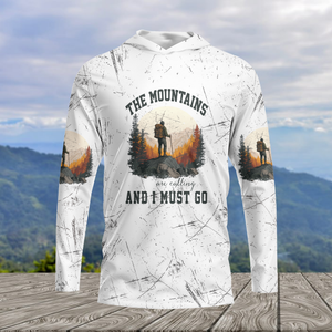 The Mountains Are Calling And I Must Go All Over Print Shirt