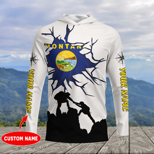 Custom Personal Hiking Montana State All Over Print Shirt