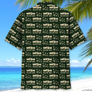 Duck Hunting Blow Me Hawaiian Shirt