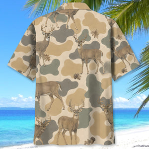 Deer Camouflage Hawaiian Shirt