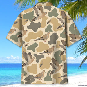 Hunting Mourning Dove Camouflage Hawaiian Shirt