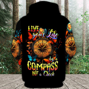 Live Your Life By A Compass All Over Print Shirt