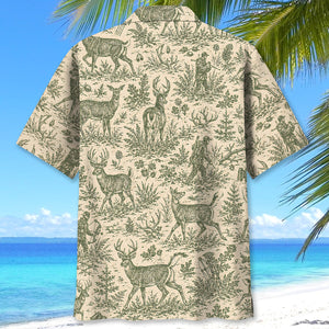 Classic Deer Hunt Hawaiian Shirt