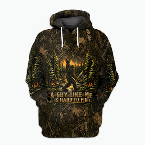 A Guy Like Me Is Hard To Find Camouflage All Over Print