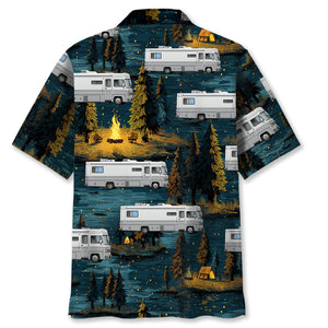 Funny Class A Sleeper RV Hawaiian Shirt