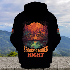 Upside-Down Haunted Camping All Over Print Shirt