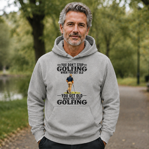 Golfing - You Get Old When You Stop - 5-HS2D-Ash