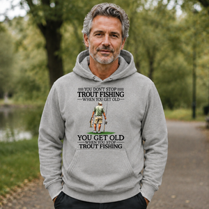 Don't Stop Trout Fishing - 5-HS2D-Ash