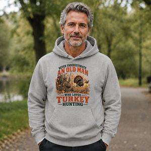An Old Man Loves Turkey Hunting - 5-HS2D-Ash