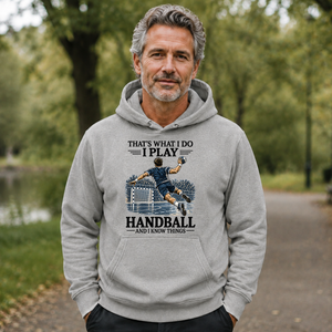 I Play Handball And I Know Things - 5-HS2D-Ash