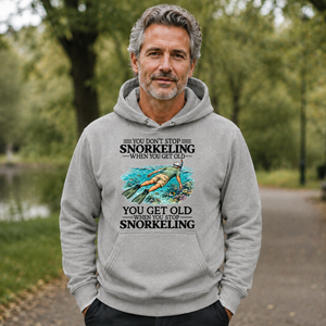 Don't Stop Snorkeling Vintage Art - 5-HS2D-Ash