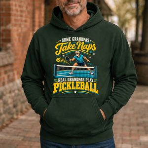 Grandpas Play Pickleball - 5-HS2D-ForestGreen