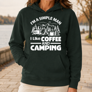I Like Coffee And Camping - 5-HS2D-ForestGreen