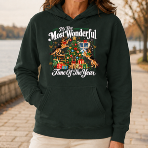 Wonderful Christmas German Shepherd - 5-HS2D-ForestGreen